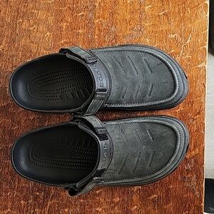 Men's Black crocs sz 12
